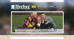 Desktop Screenshot of herberfamilydentistry.com